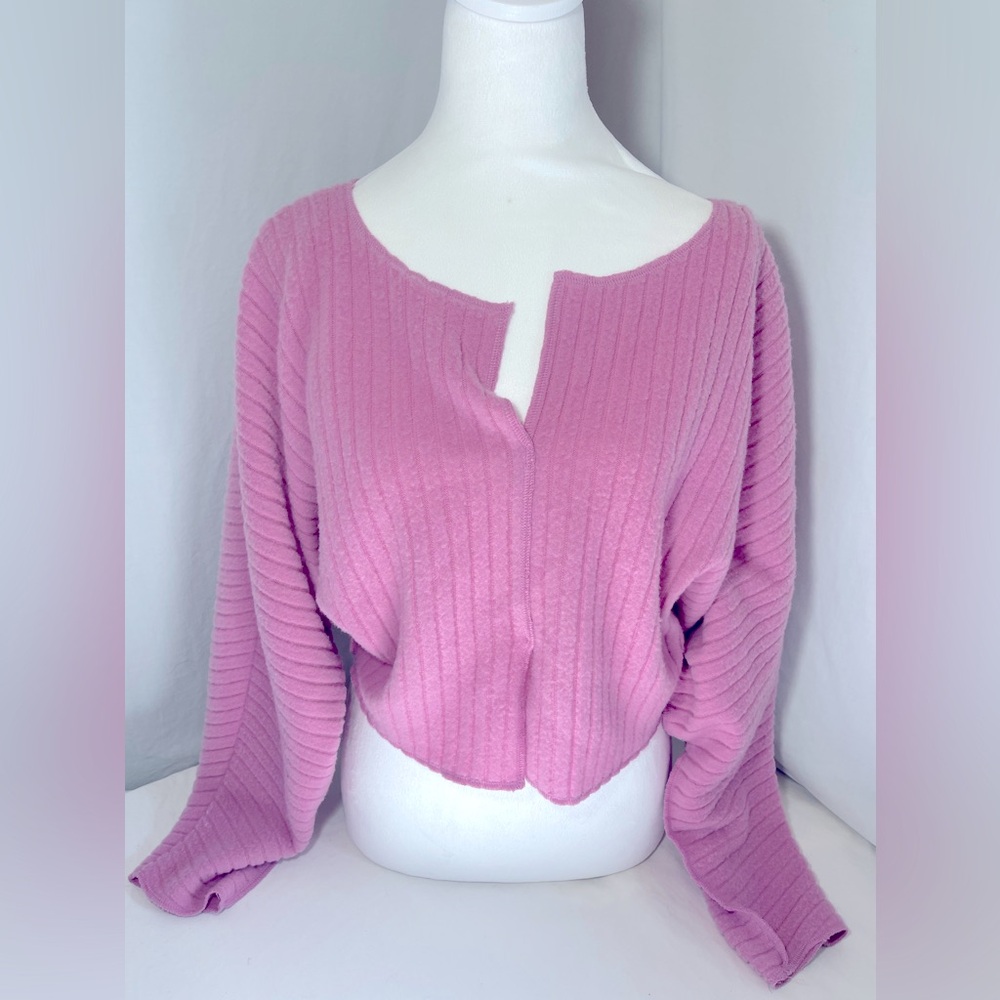 free people crop sweater